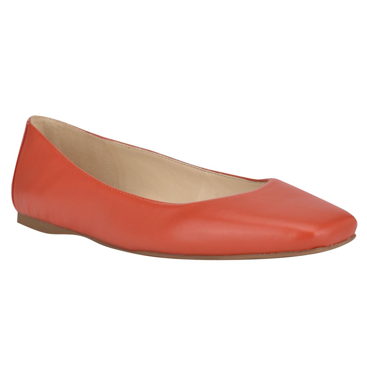 Ballerinas Nine West Alena Square-Puntera Mujer Naranjas | 0963FEUOD