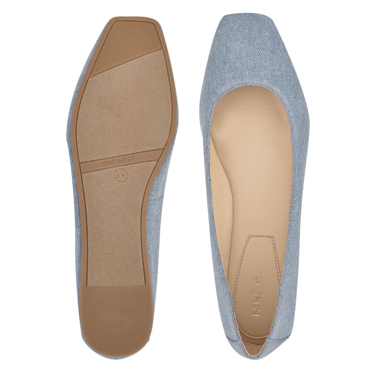 Ballerinas Nine West Alena Square-Puntera Mujer Azules | 2857WTXQS