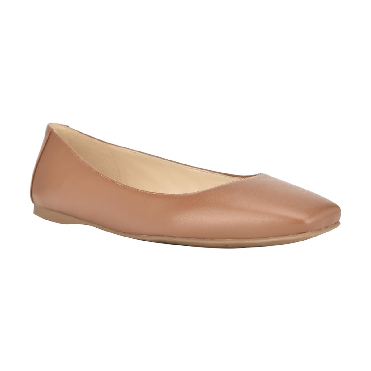 Ballerinas Nine West Alena Square-Puntera Mujer Arena | 3614IHENY