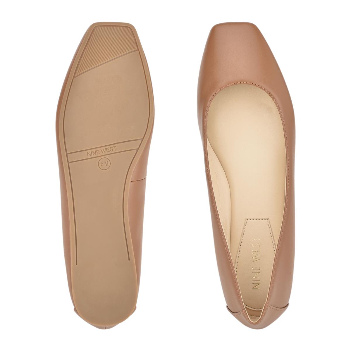 Ballerinas Nine West Alena Square-Puntera Mujer Arena | 3614IHENY