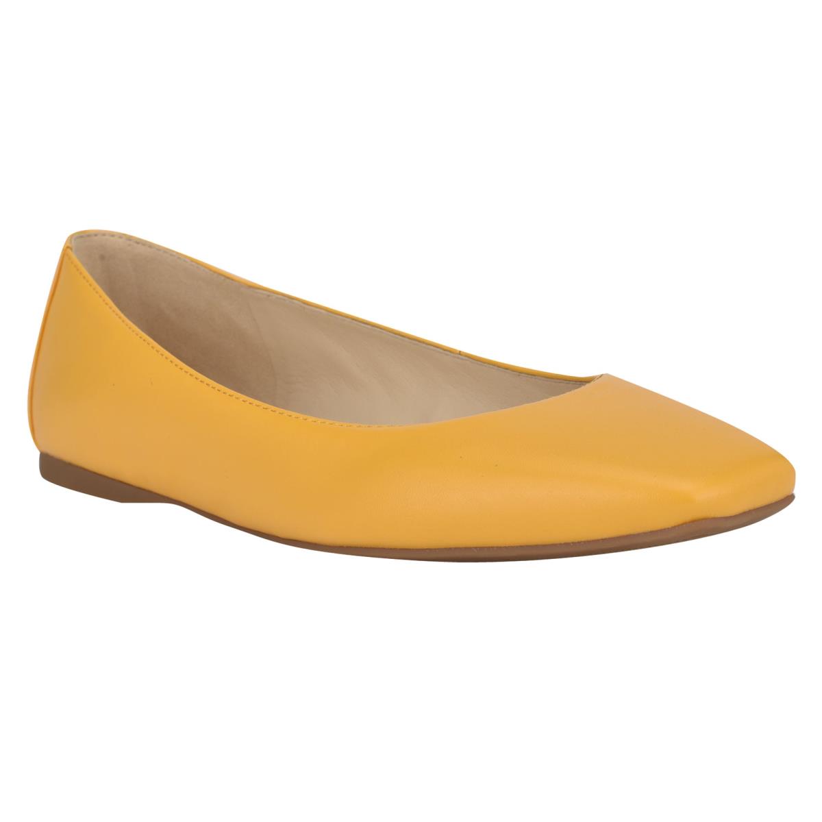 Ballerinas Nine West Alena Square-Puntera Mujer Amarillo | 7036UCXVL