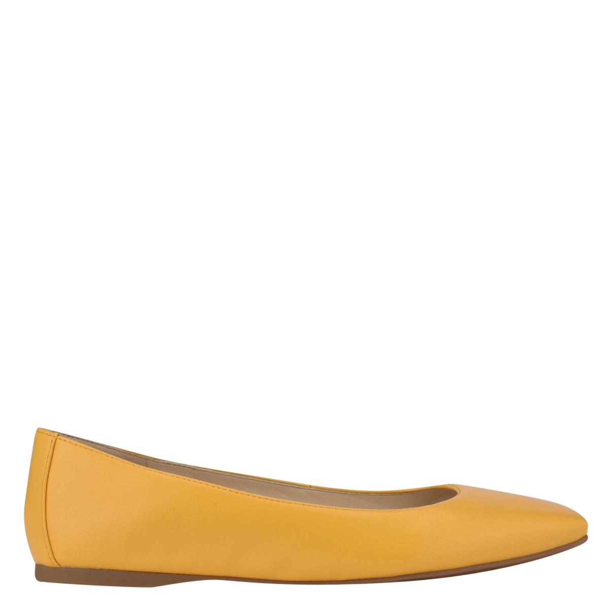 Ballerinas Nine West Alena Square-Puntera Mujer Amarillo | 7036UCXVL