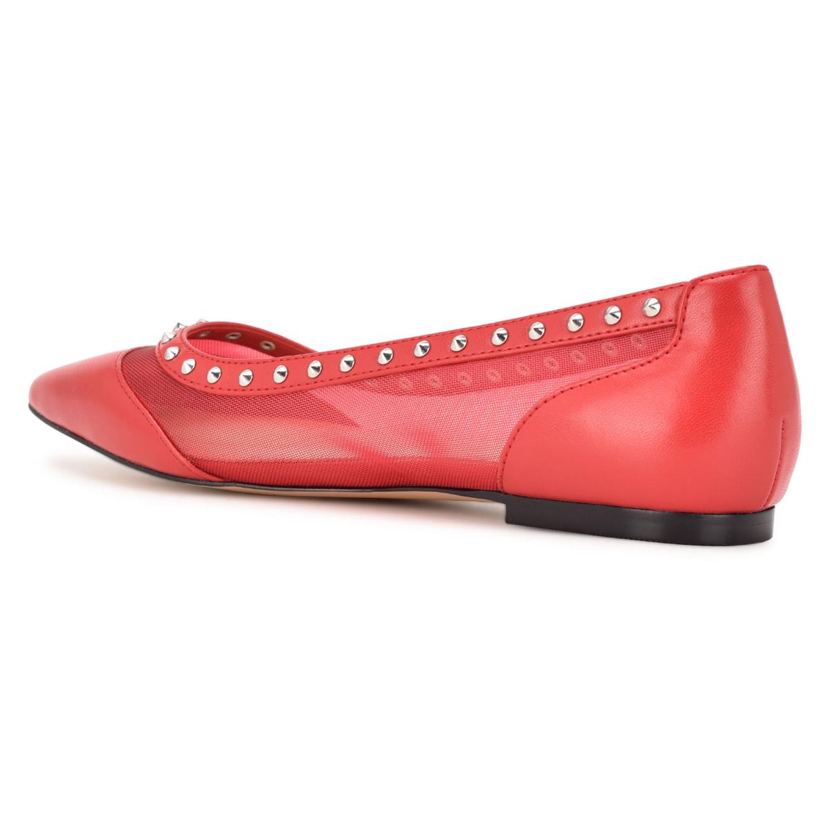 Ballerinas Nine West Bizzie Pointy Puntera Mujer Rosas | 3109VXMNA