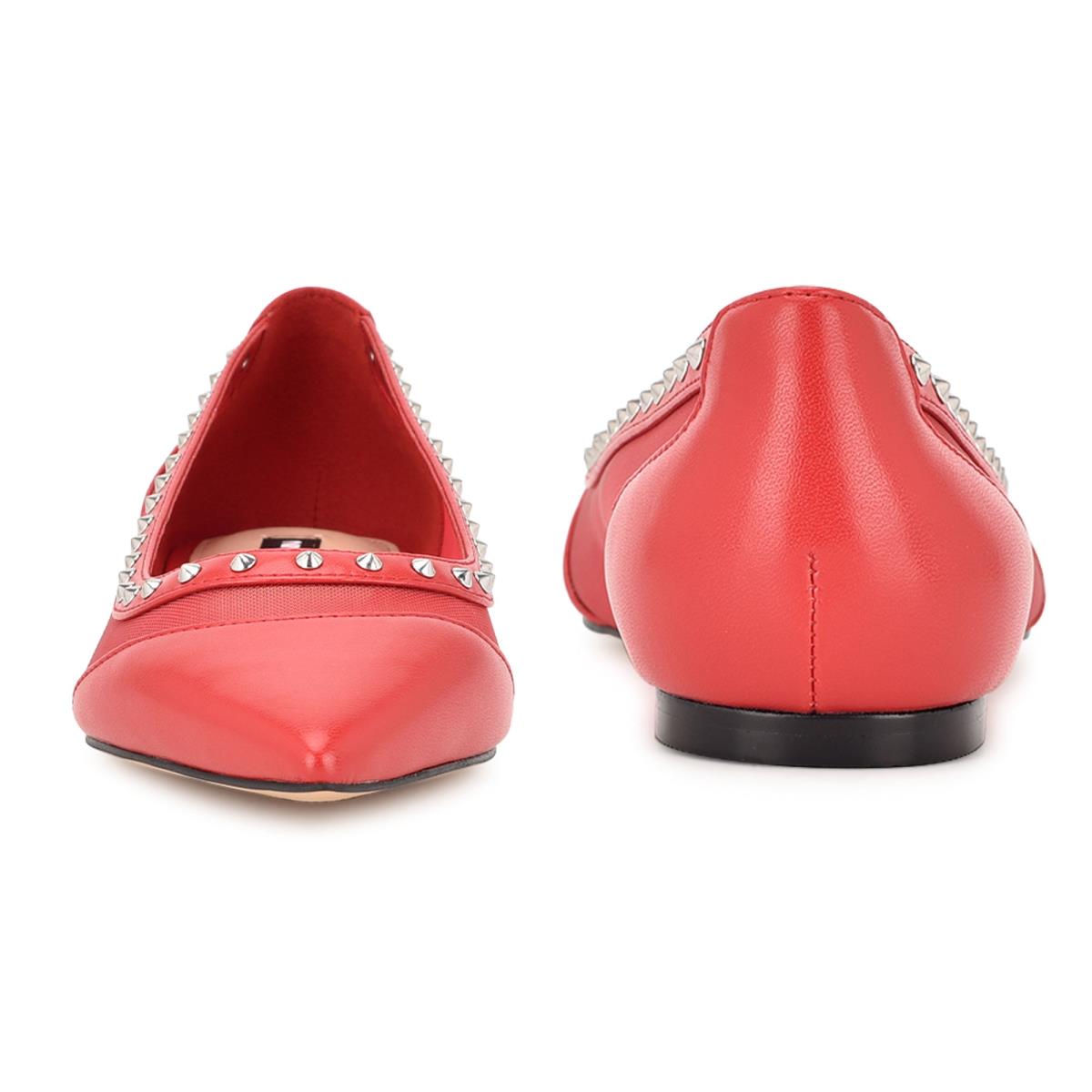 Ballerinas Nine West Bizzie Pointy Puntera Mujer Rosas | 3109VXMNA