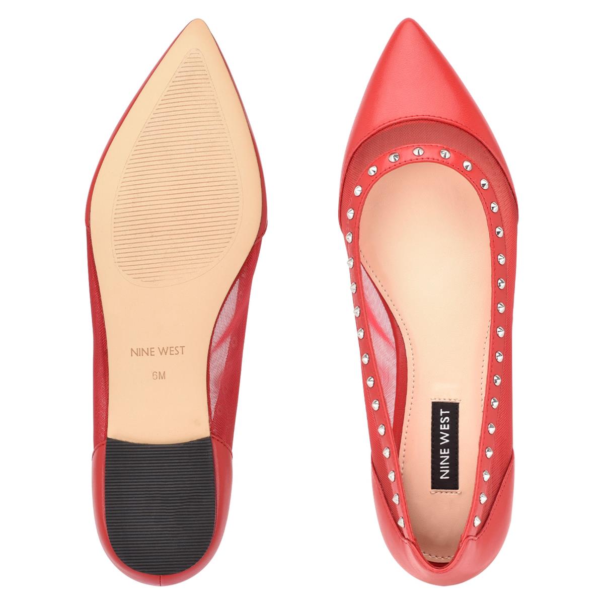 Ballerinas Nine West Bizzie Pointy Puntera Mujer Rosas | 3109VXMNA