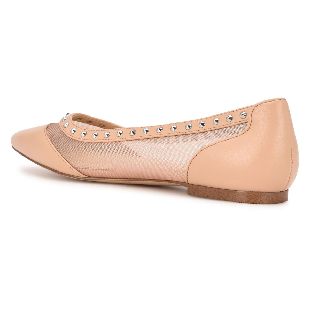 Ballerinas Nine West Bizzie Pointy Puntera Mujer Rosas | 4615DLQEF