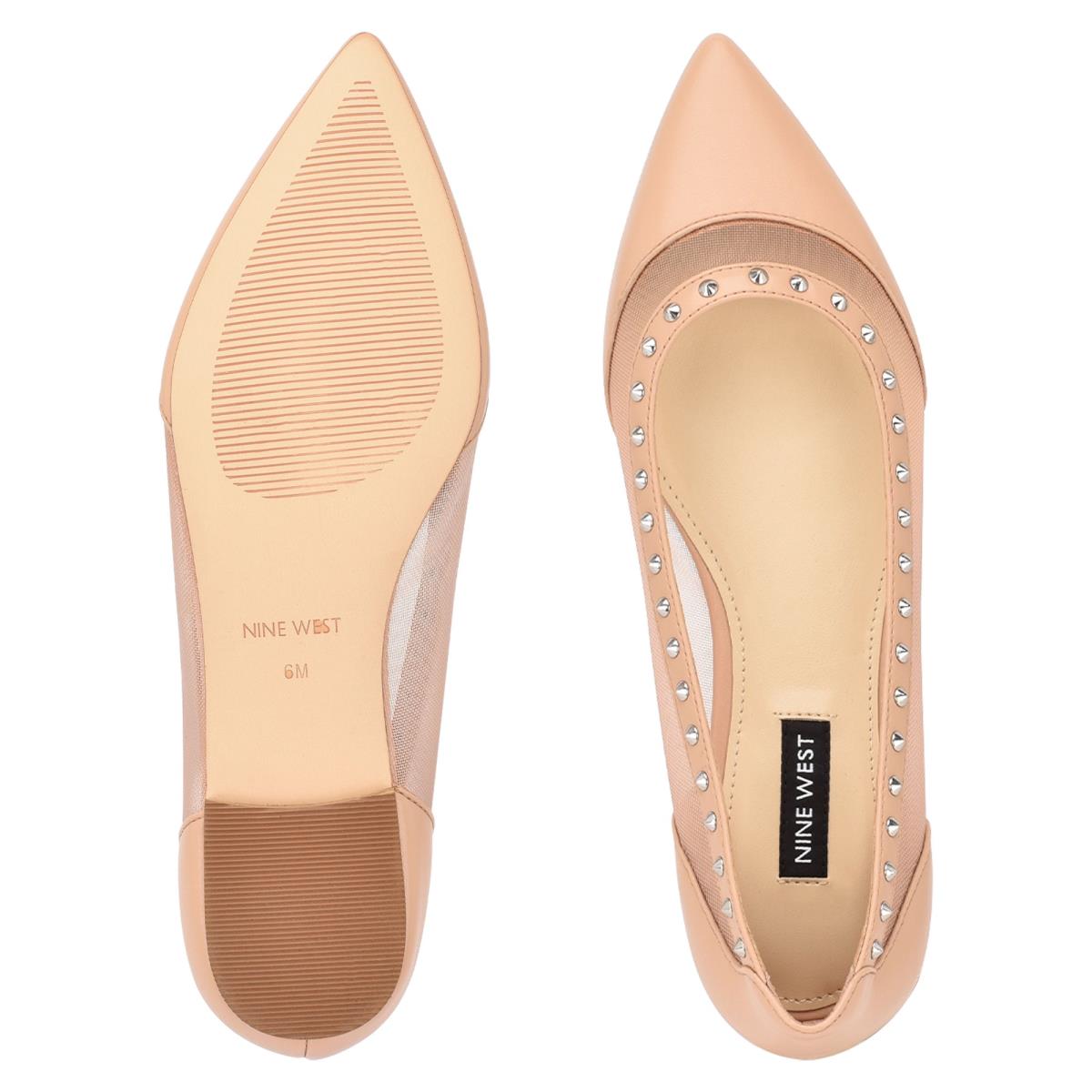 Ballerinas Nine West Bizzie Pointy Puntera Mujer Rosas | 4615DLQEF