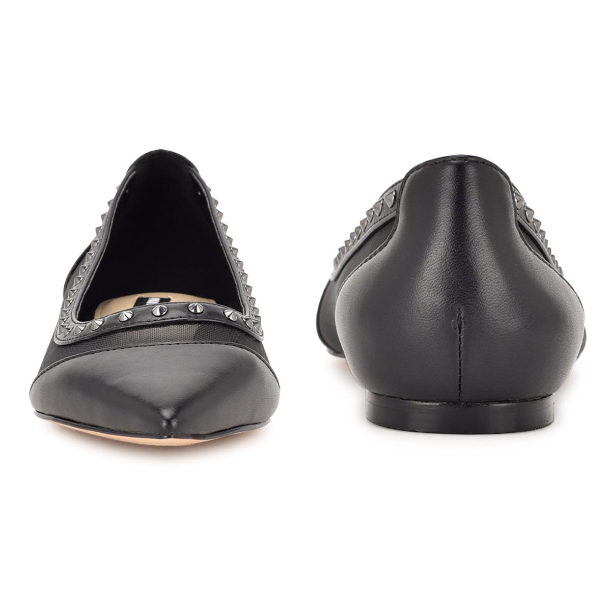 Ballerinas Nine West Bizzie Pointy Puntera Mujer Negras | 6204CJLNB