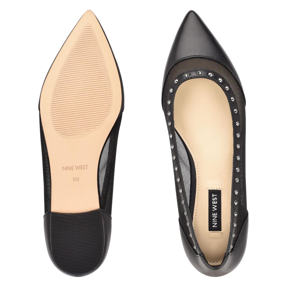 Ballerinas Nine West Bizzie Pointy Puntera Mujer Negras | 6204CJLNB