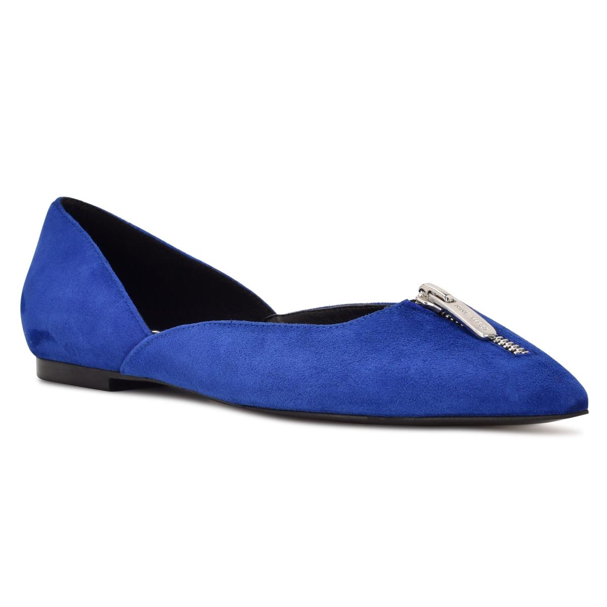 Ballerinas Nine West Brina Pointy Puntera Mujer Azules Oscuro | 9483XZIWJ