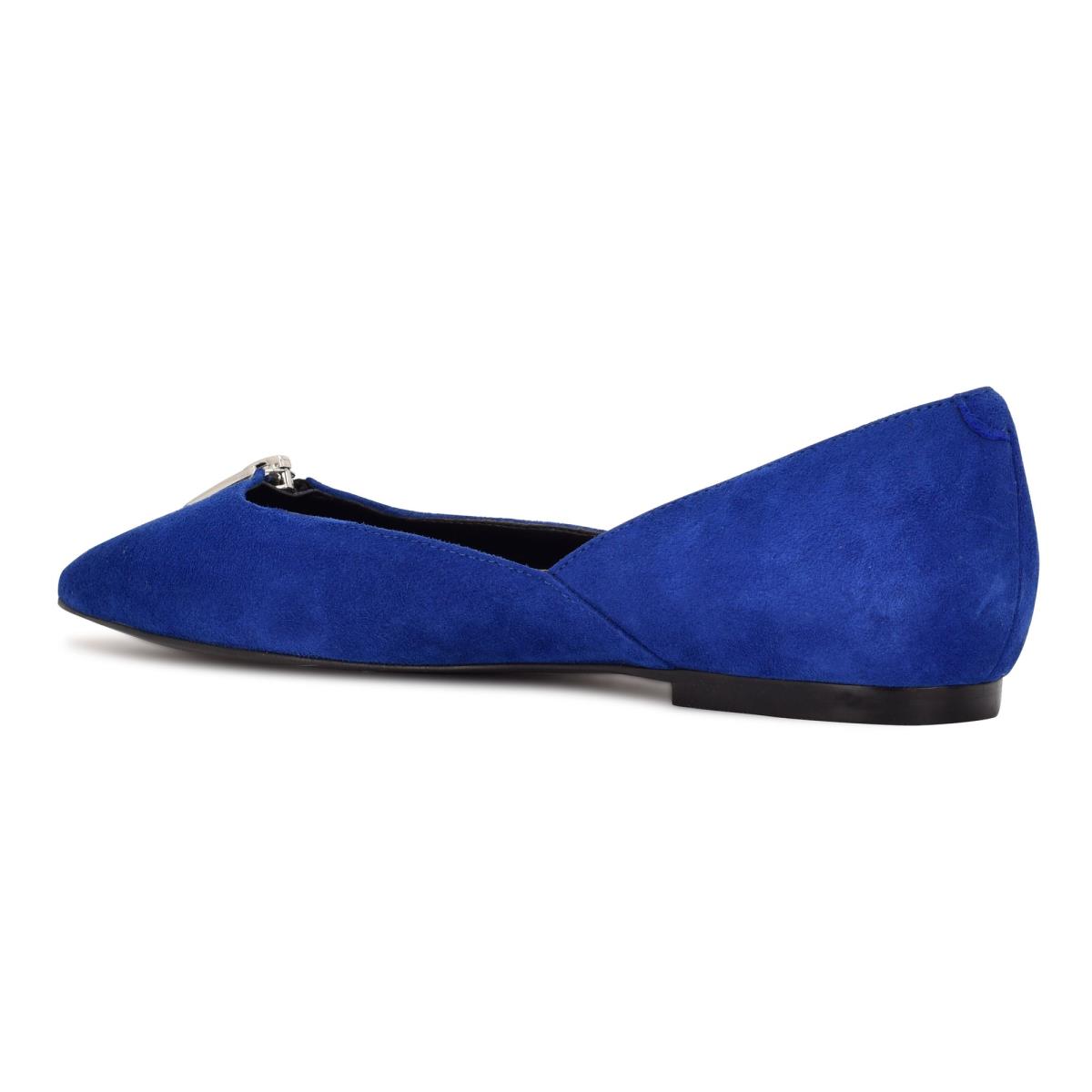 Ballerinas Nine West Brina Pointy Puntera Mujer Azules Oscuro | 9483XZIWJ