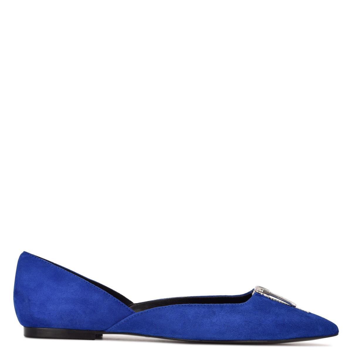 Ballerinas Nine West Brina Pointy Puntera Mujer Azules Oscuro | 9483XZIWJ