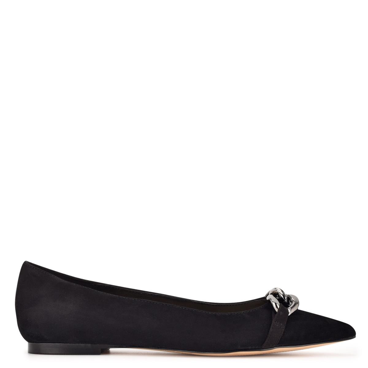 Ballerinas Nine West Brinks Pointy Puntera Mujer Negras | 2483WIRMD