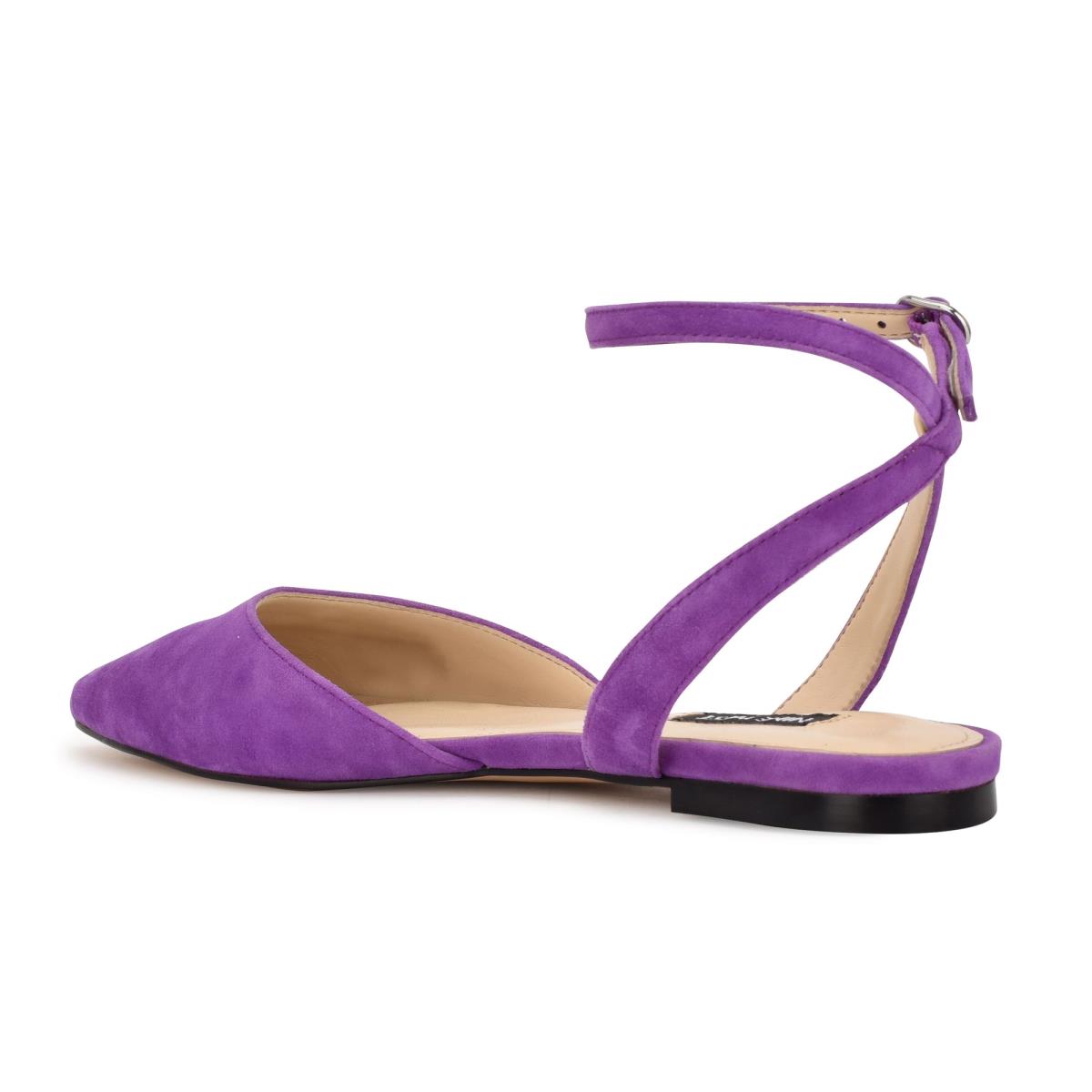 Ballerinas Nine West Briy Pointy Puntera Mujer Moradas | 4963JXSCZ