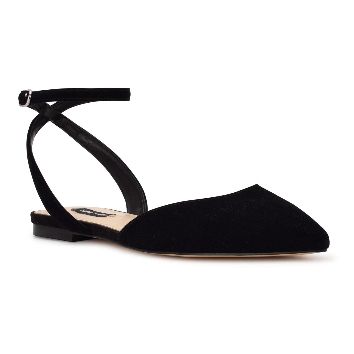 Ballerinas Nine West Briy Pointy Puntera Mujer Negras | 5410PBZNJ