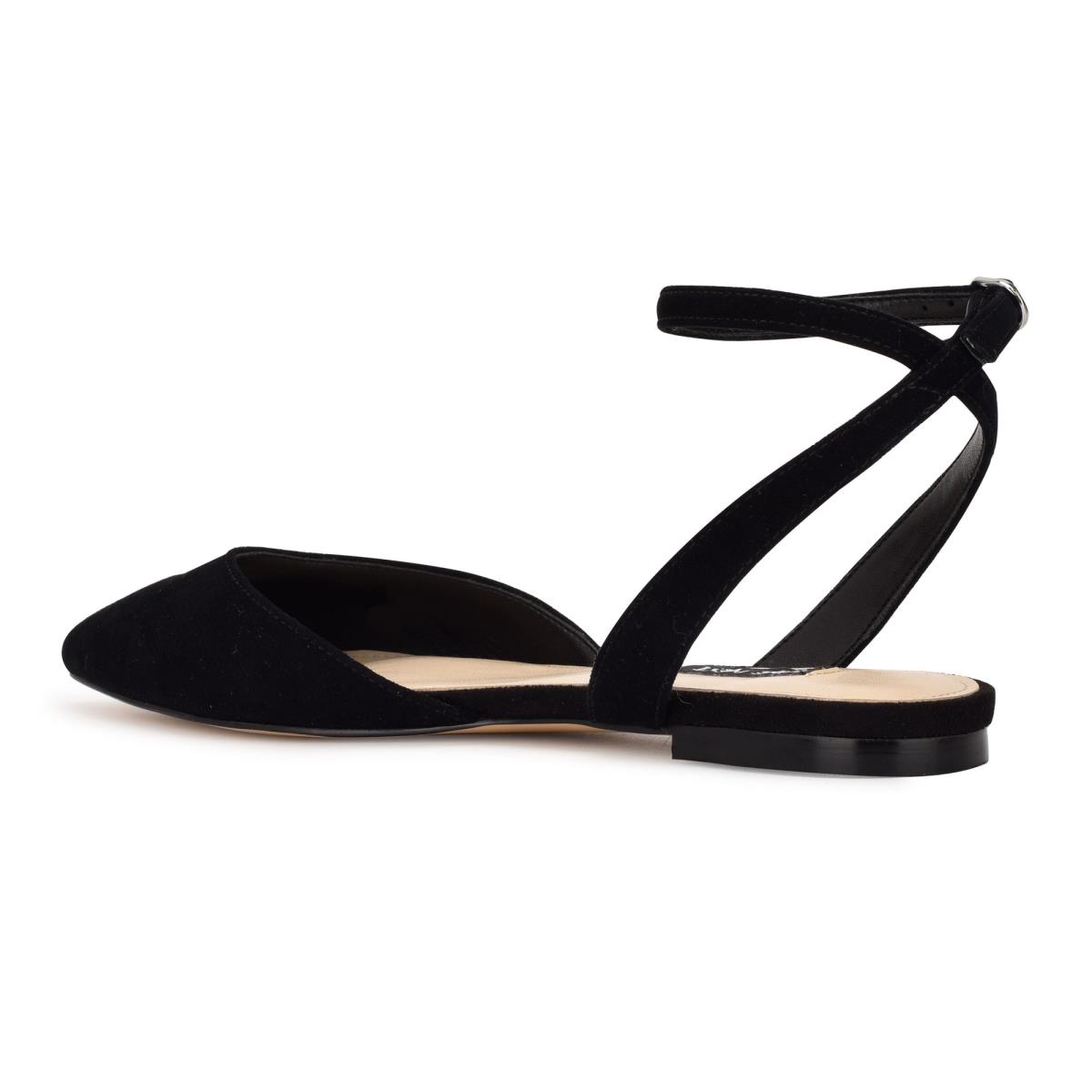 Ballerinas Nine West Briy Pointy Puntera Mujer Negras | 5410PBZNJ