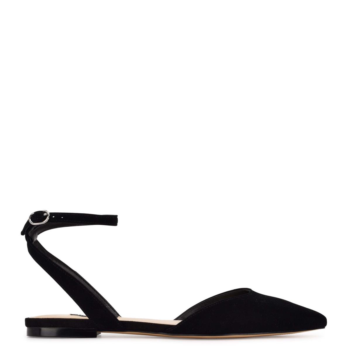 Ballerinas Nine West Briy Pointy Puntera Mujer Negras | 5410PBZNJ