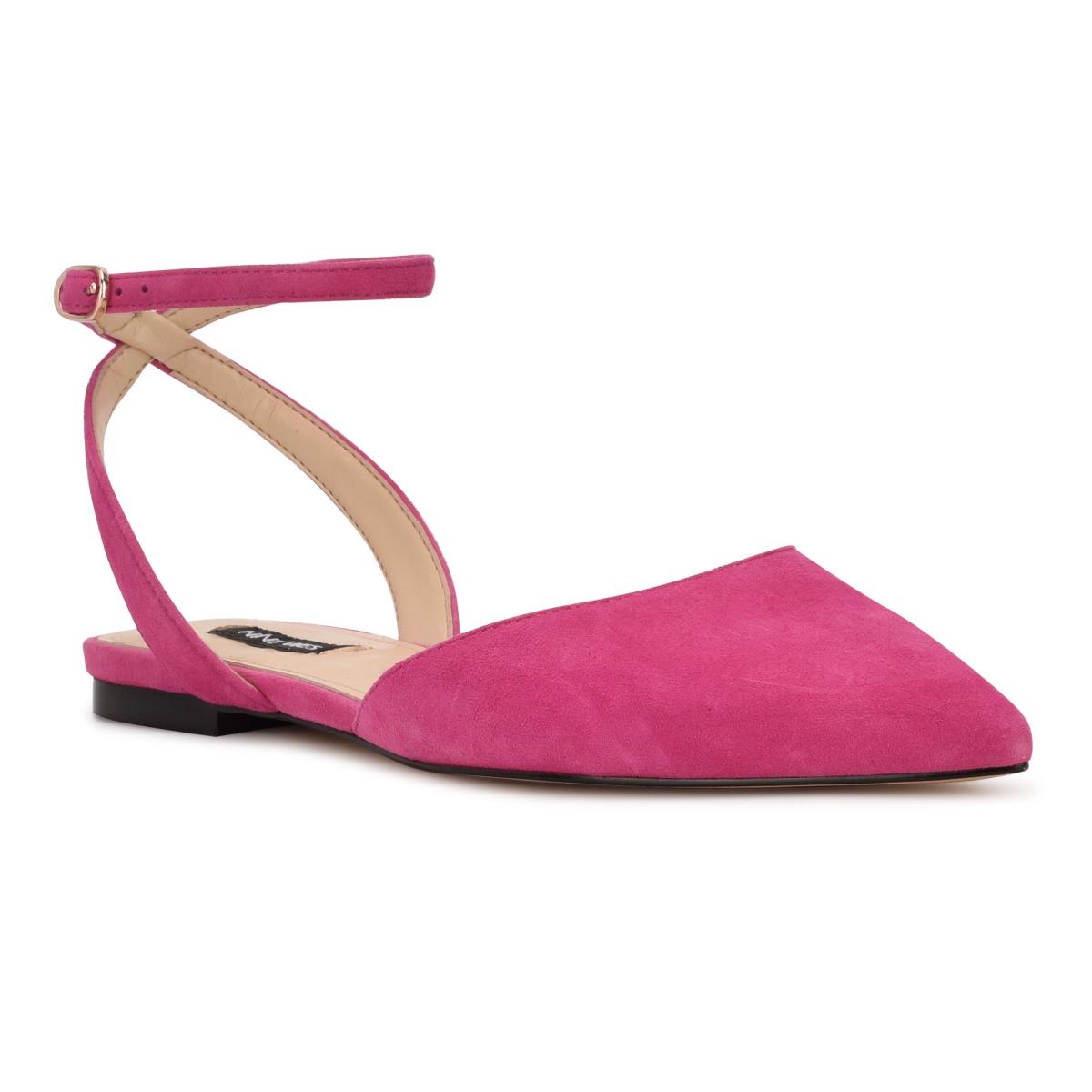 Ballerinas Nine West Briy Pointy Puntera Mujer Rosas | 6892LHSRZ