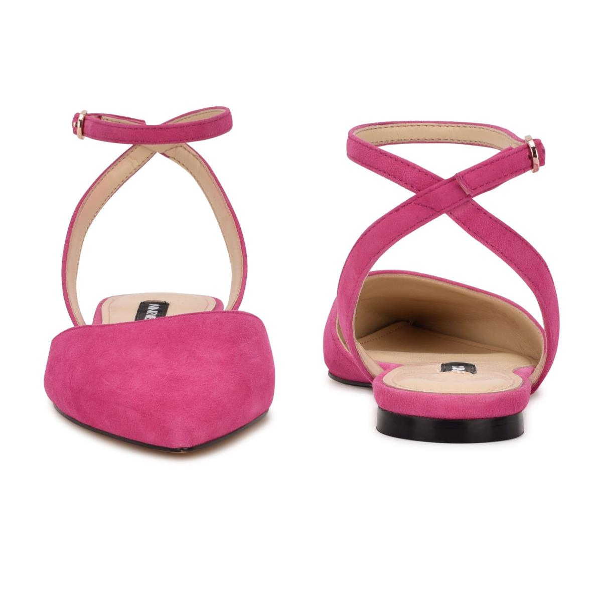 Ballerinas Nine West Briy Pointy Puntera Mujer Rosas | 6892LHSRZ