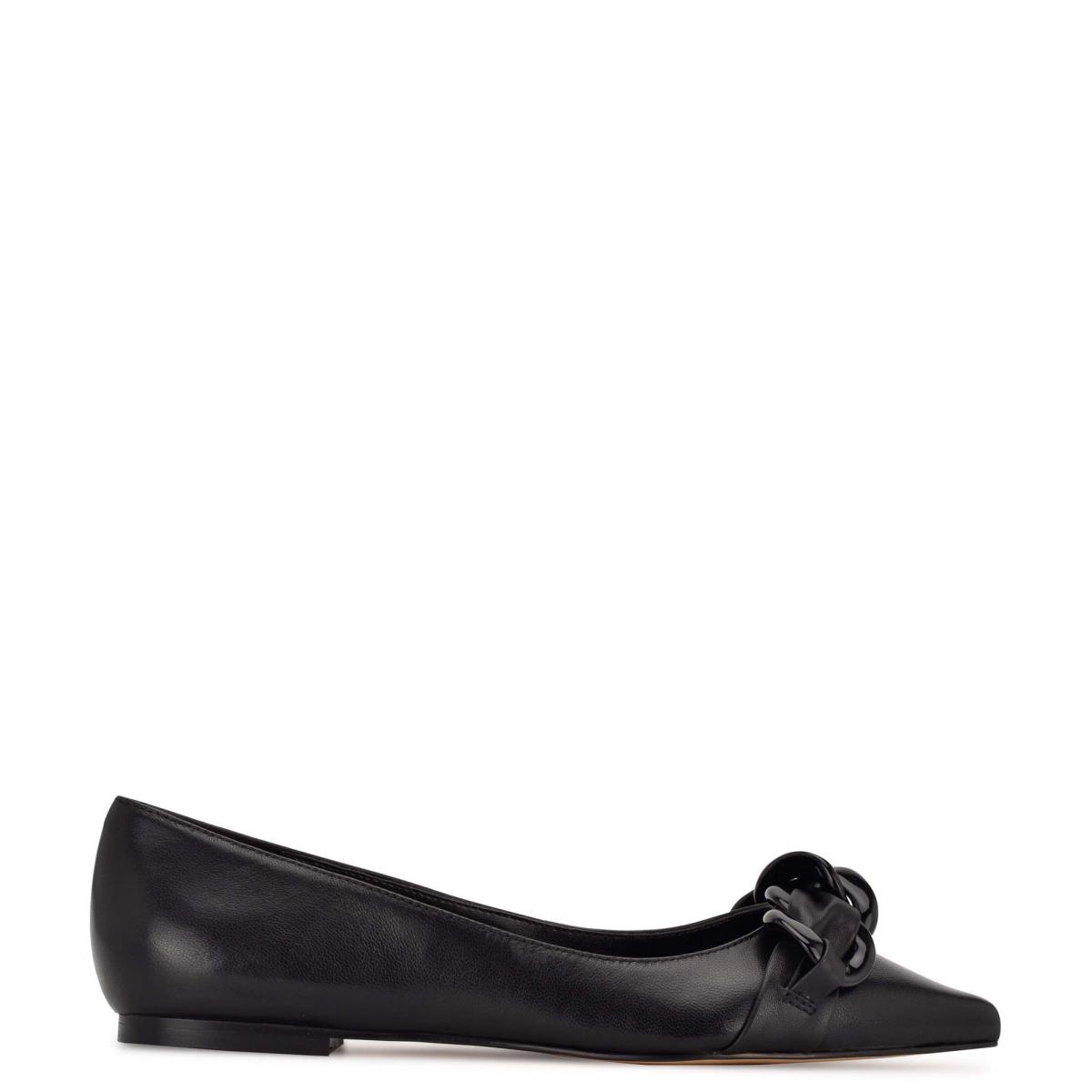 Ballerinas Nine West Buyme Pointy Puntera Mujer Negras | 1506CNSPV