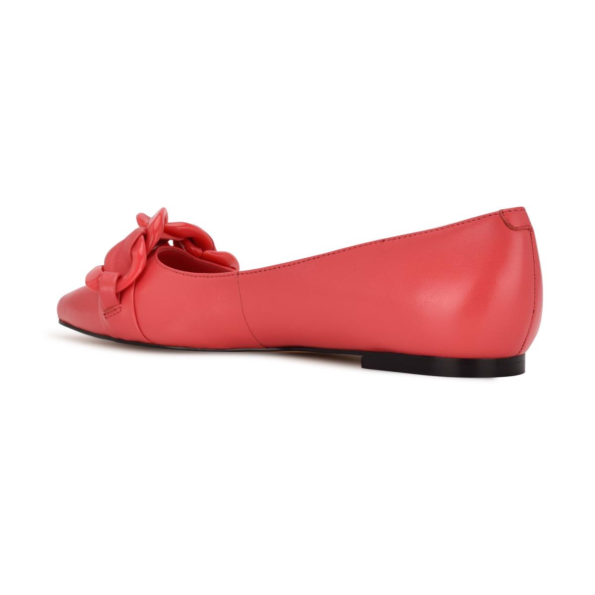 Ballerinas Nine West Buyme Pointy Puntera Mujer Coral | 2074GPXOF