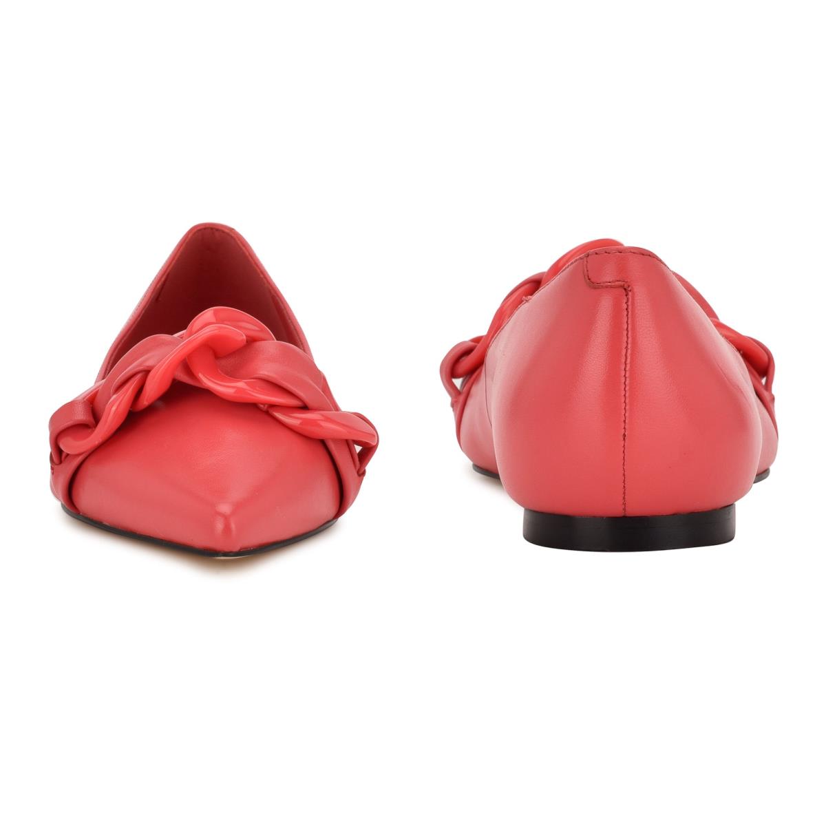 Ballerinas Nine West Buyme Pointy Puntera Mujer Coral | 2074GPXOF