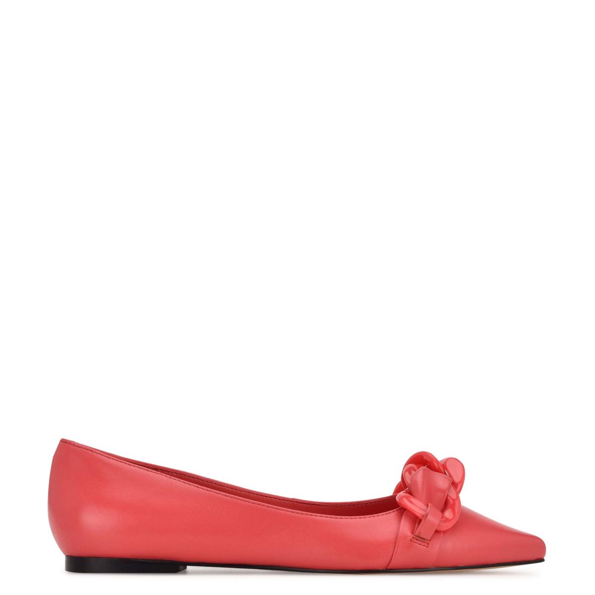 Ballerinas Nine West Buyme Pointy Puntera Mujer Coral | 2074GPXOF