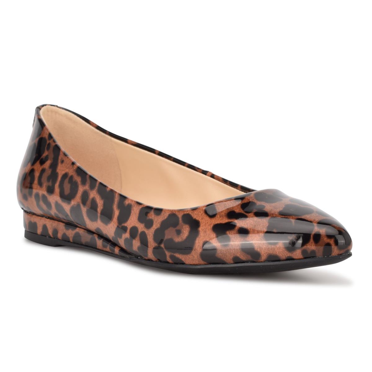 Ballerinas Nine West Ferdi 9x9 Pointy Puntera Mujer Serpent | 6793HPMSQ