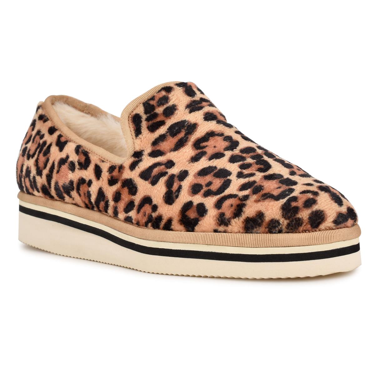 Ballerinas Nine West Laze Cozy Slip On Mujer Leopardo | 8795CKFAH