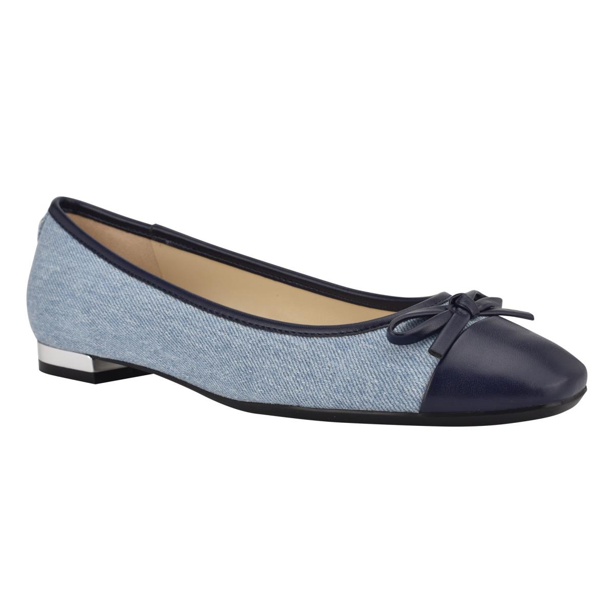 Ballerinas Nine West Olly 9x9 Ballet Mujer Azules | 8531UWLNG