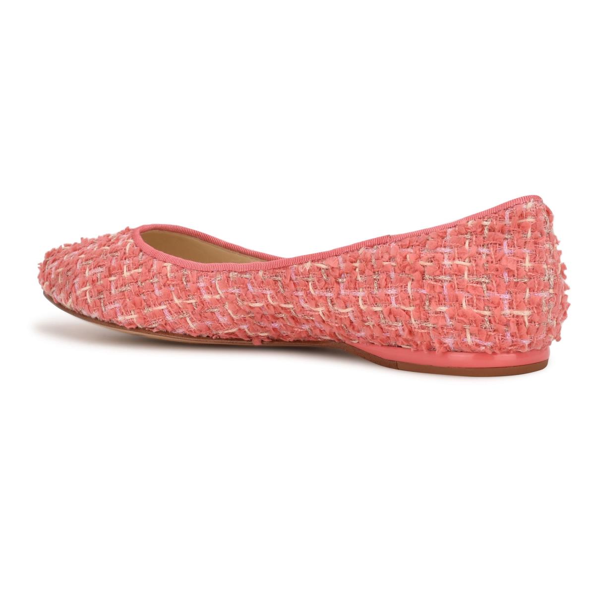 Ballerinas Nine West Speakup Almond Puntera Mujer Coral | 1957GBTIF