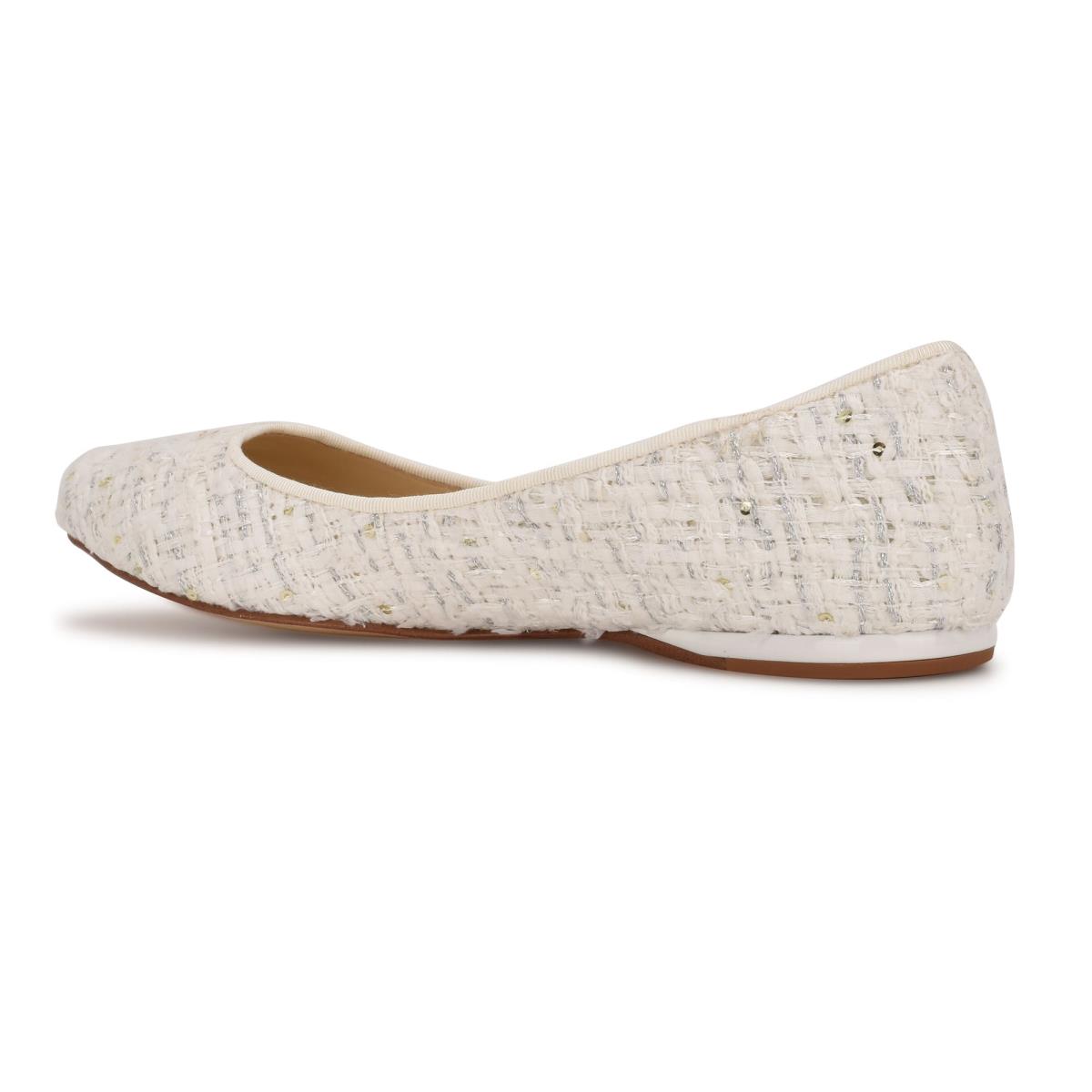 Ballerinas Nine West Speakup Almond Puntera Mujer Blancas | 6980EMCQD