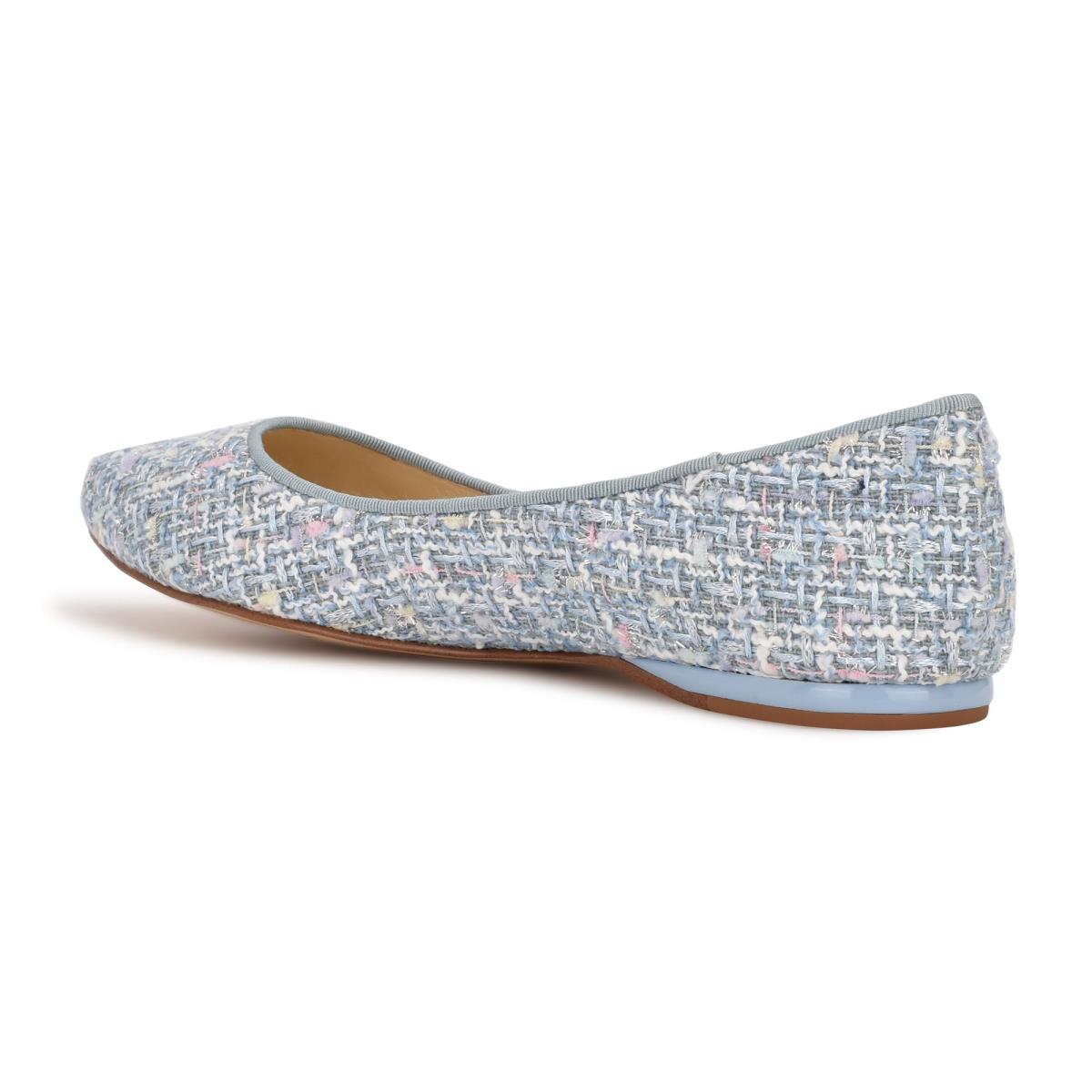 Ballerinas Nine West Speakup Almond Puntera Mujer Azules Claro | 7023UYCJP