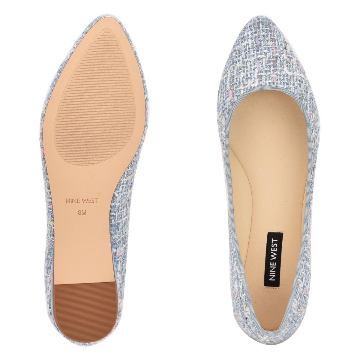 Ballerinas Nine West Speakup Almond Puntera Mujer Azules Claro | 7023UYCJP