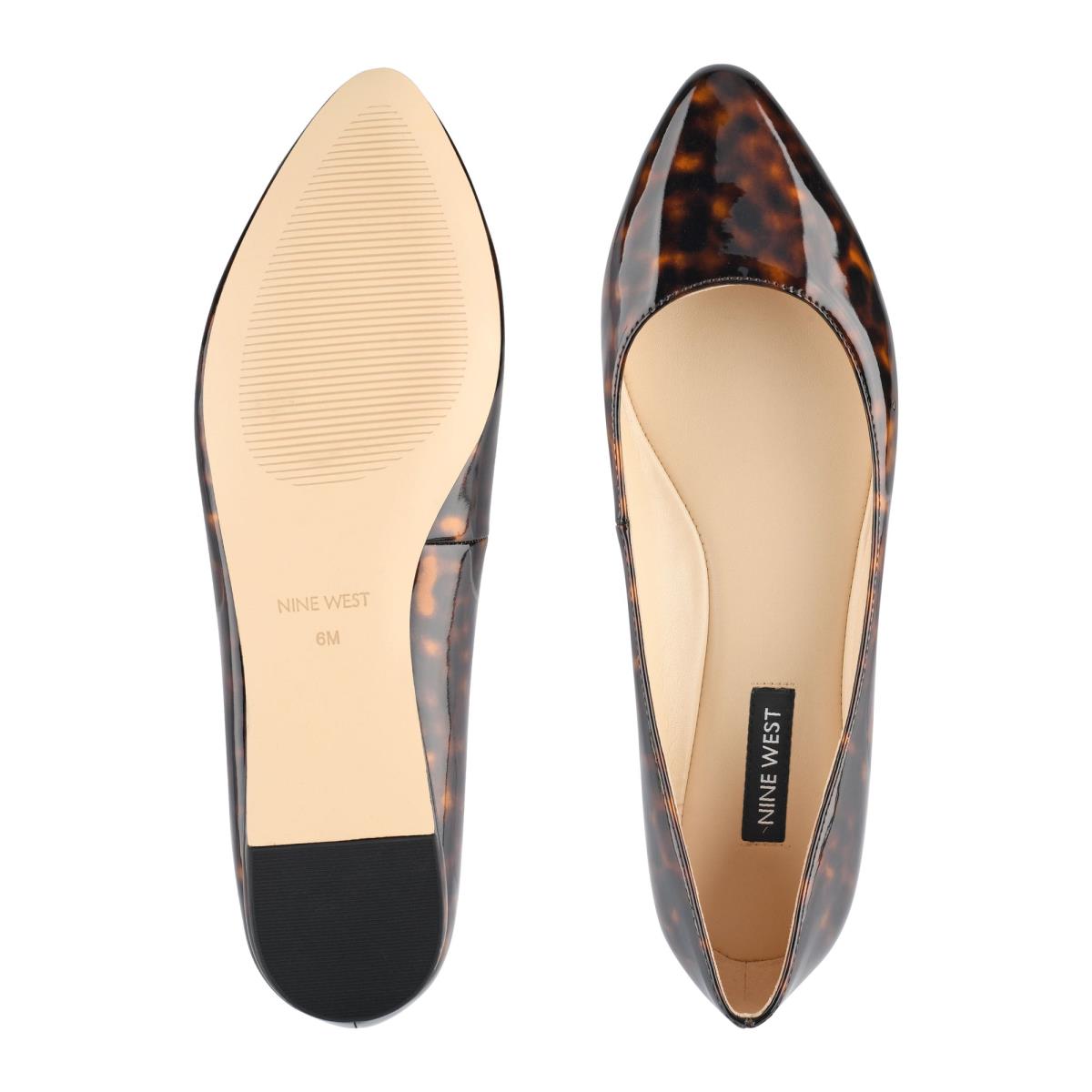 Ballerinas Nine West Speakup Almond Puntera Mujer Negras | 7349FLGJK