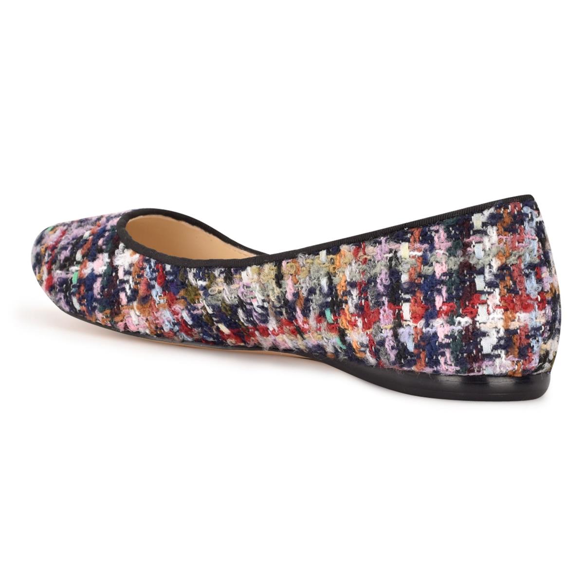 Ballerinas Nine West Speakup Almond Puntera Mujer Azules Multicolor | 8175DCUKW