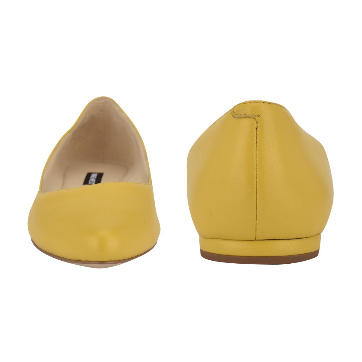 Ballerinas Nine West Speakup Almond Puntera Mujer Amarillo | 8752NQKLU