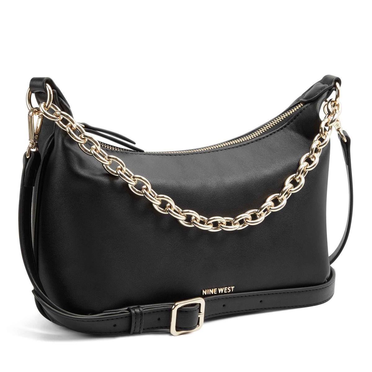 Bolsa De Hombro Nine West Ronnie Top Zip Shoulder Bag Mujer Negras | 1382DXJUG