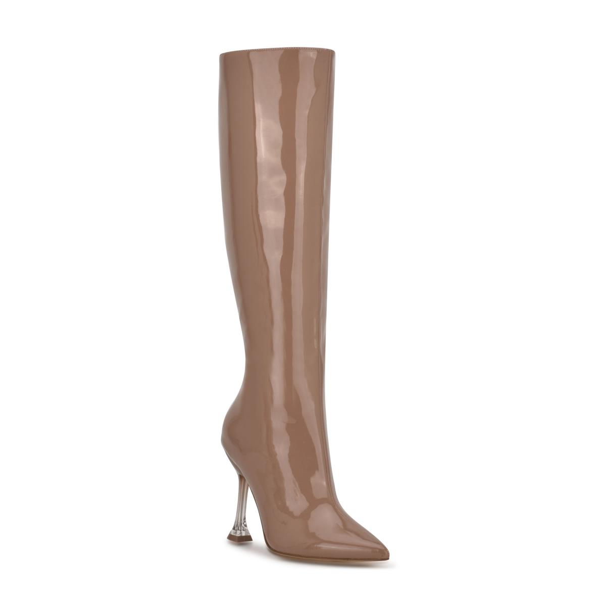 Botas De Vestir Nine West Talya Mujer Marrones | 9563RSDAP