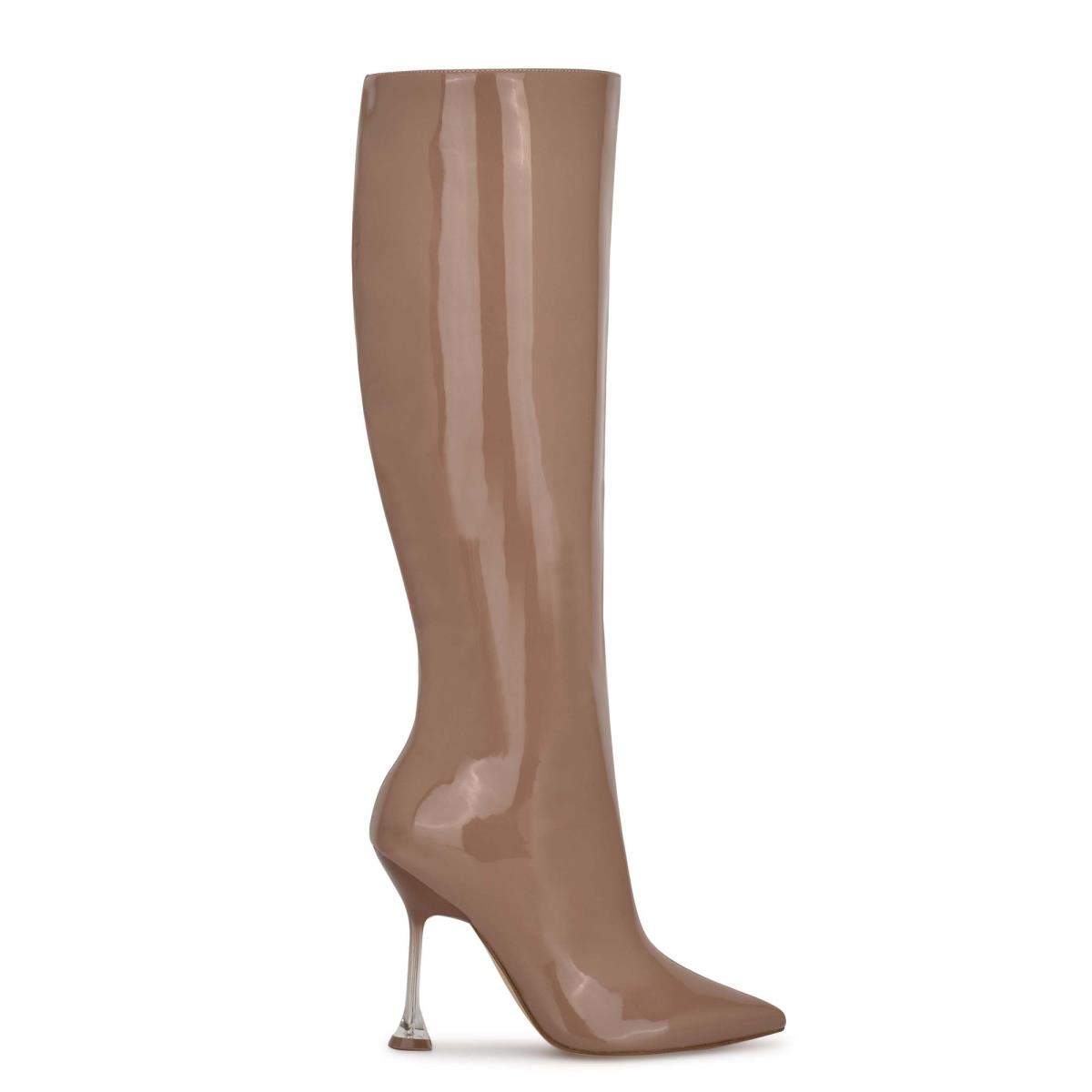 Botas De Vestir Nine West Talya Mujer Marrones | 9563RSDAP