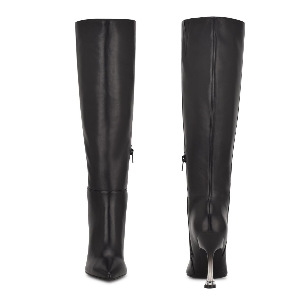 Botas De Vestir Nine West Talya Mujer Negras | 0491XPNTR