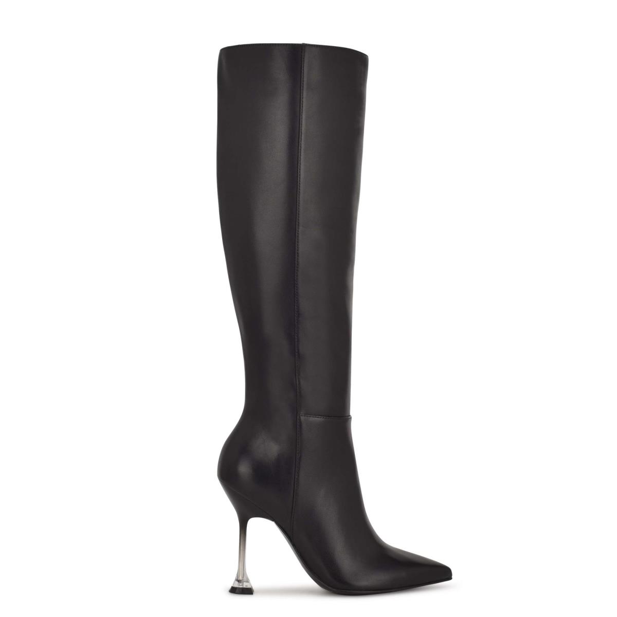 Botas De Vestir Nine West Talya Mujer Negras | 0491XPNTR