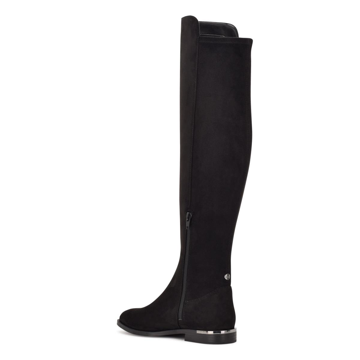 Botas Nine West Allair Anchos Calf Over the Knee Mujer Negras | 0748CSTAE