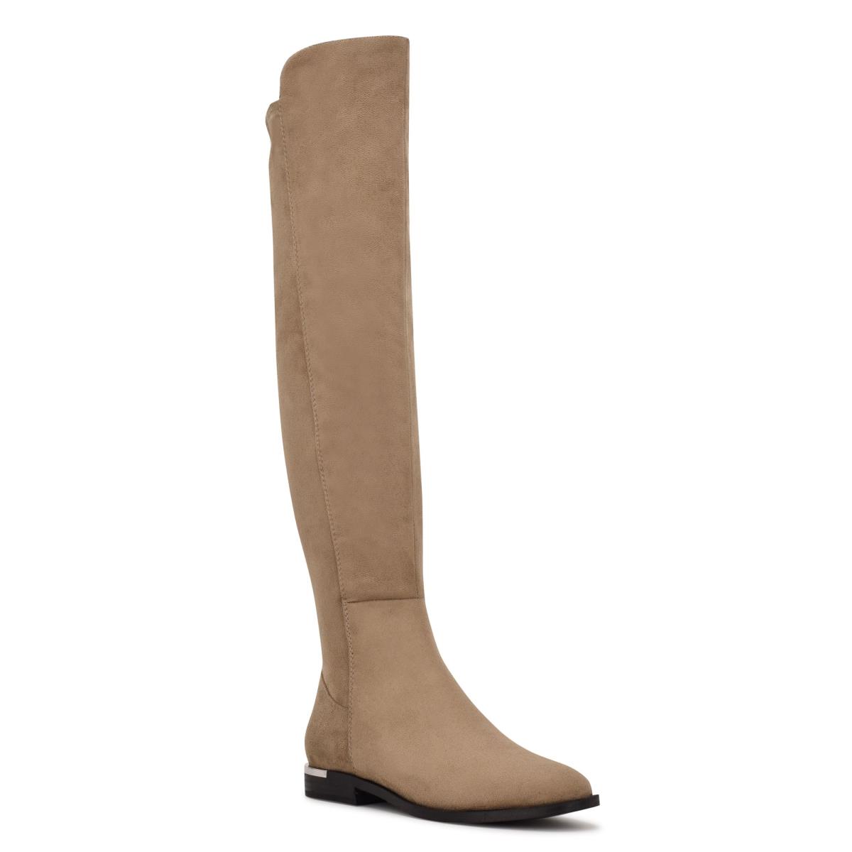 Botas Nine West Allair Anchos Calf Over the Knee Mujer Marrones | 5231WEUYK