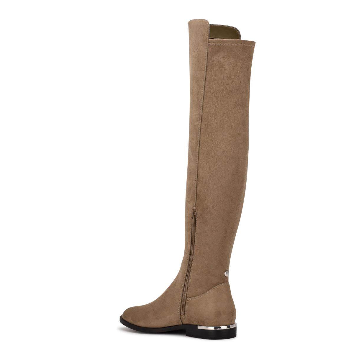 Botas Nine West Allair Anchos Calf Over the Knee Mujer Marrones | 5231WEUYK