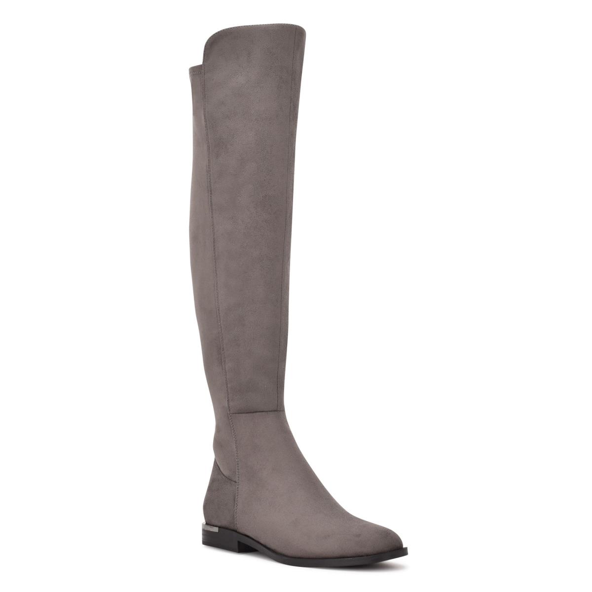 Botas Nine West Allair Anchos Calf Over the Knee Mujer Gris | 9476HVSBF