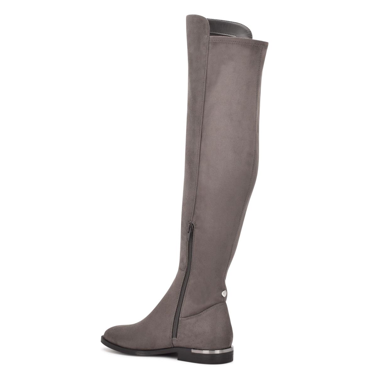 Botas Nine West Allair Anchos Calf Over the Knee Mujer Gris | 9476HVSBF