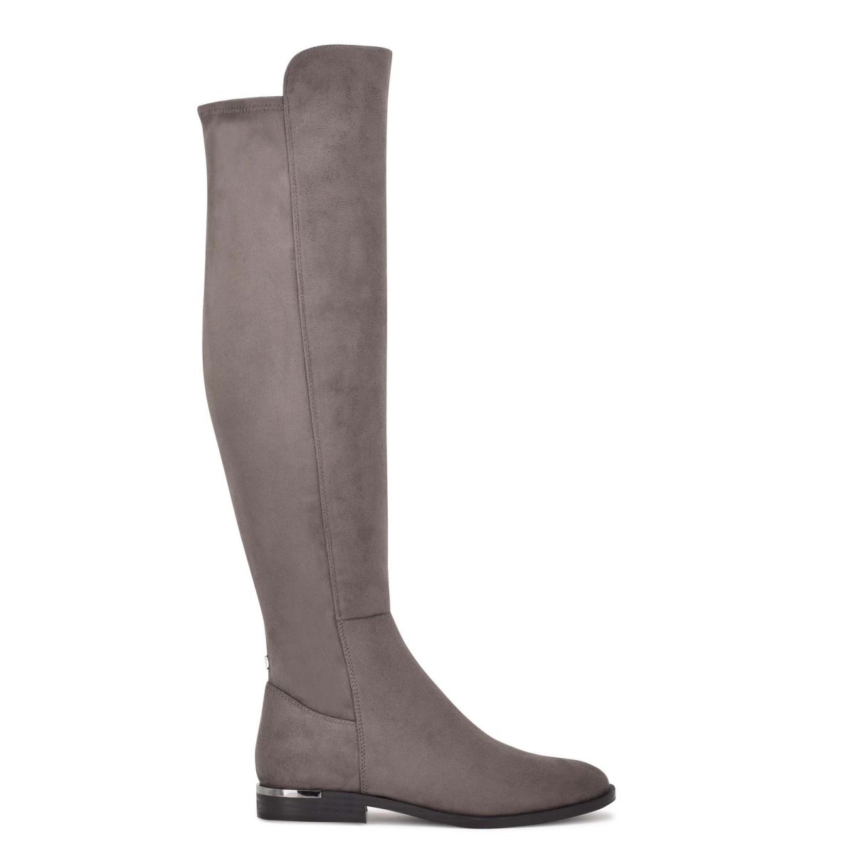 Botas Nine West Allair Anchos Calf Over the Knee Mujer Gris | 9476HVSBF