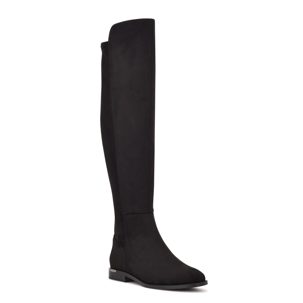 Botas Nine West Allair Over the Knee Mujer Negras | 8045YWZGM