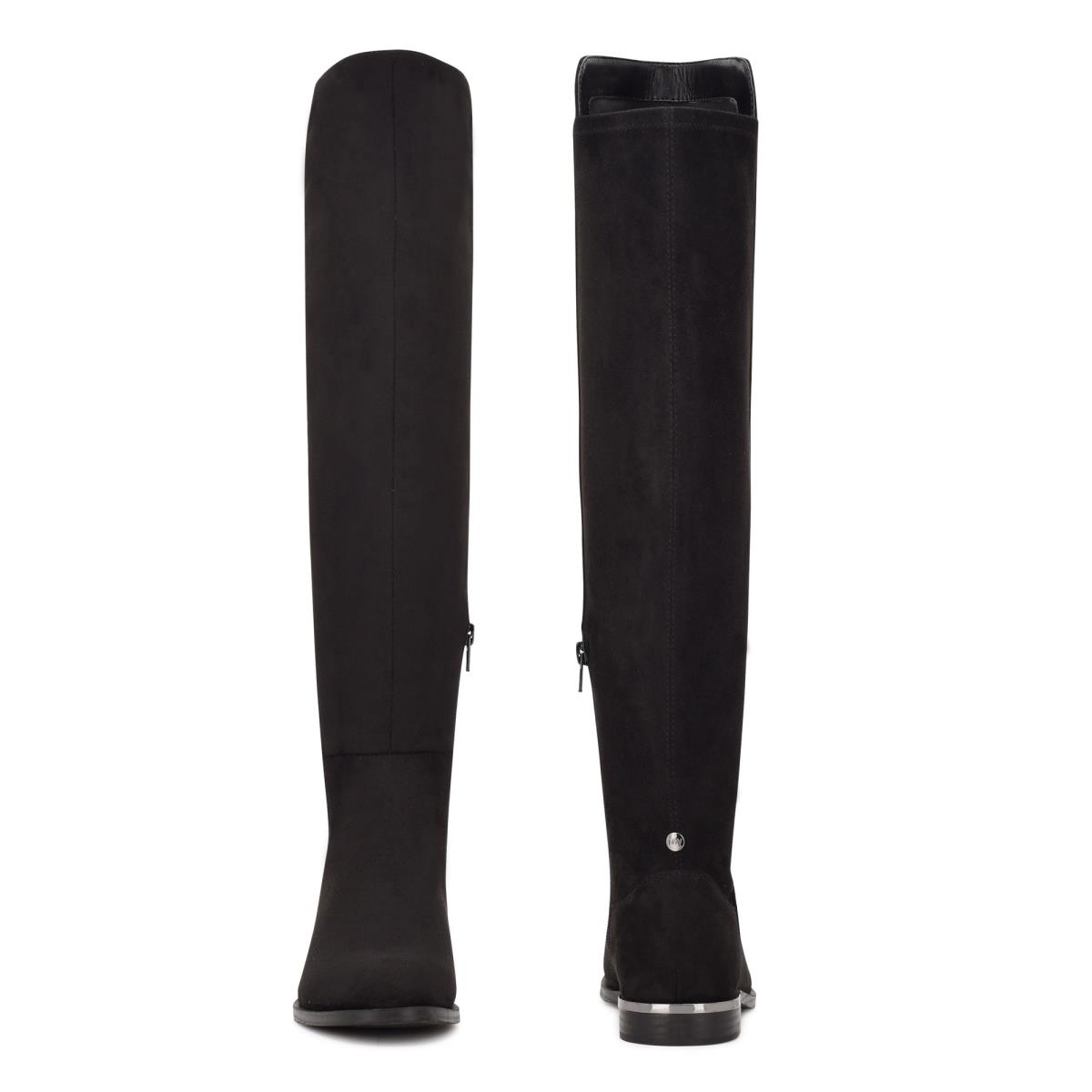 Botas Nine West Allair Over the Knee Mujer Negras | 8045YWZGM